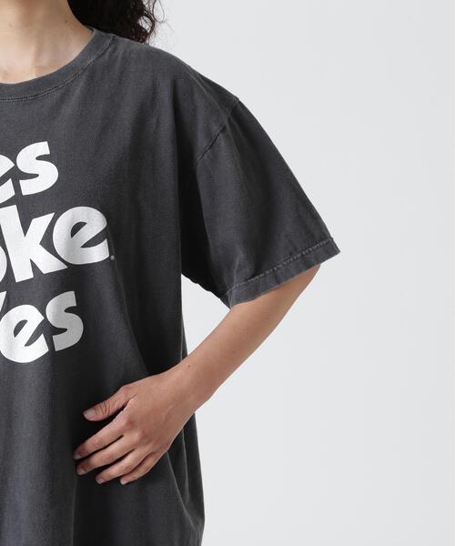 GOOD ROCK SPEED（グッドロックスピード）の「GOOD ROCK SPEED (グッドロックスピード)　Coca－ColaTシャツ（Tシャツ/カットソー・レディース・チャコールグレー・M/L）」の3枚目の写真