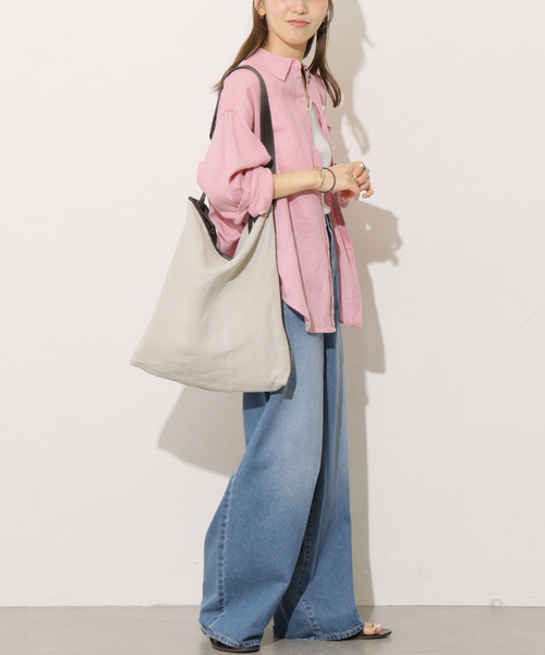 JOURNAL STANDARD relume(ジャーナルスタンダード レリューム)の「10ozオーバーデニムパンツ(デニムパンツ・レディース・ブルー系その他・38/36)」の3枚目の写真