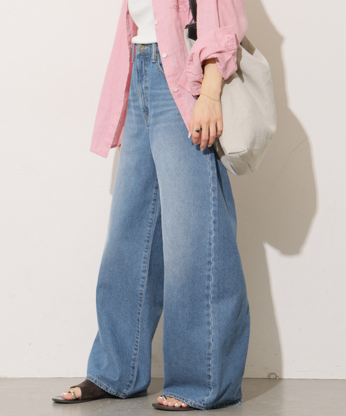 JOURNAL STANDARD relume(ジャーナルスタンダード レリューム)の「10ozオーバーデニムパンツ(デニムパンツ・レディース・ブルー系その他・38/36)」の6枚目の写真