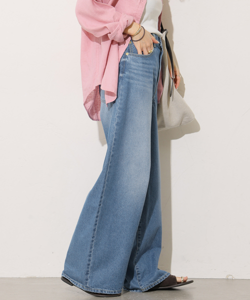 JOURNAL STANDARD relume(ジャーナルスタンダード レリューム)の「10ozオーバーデニムパンツ(デニムパンツ・レディース・ブルー系その他・38/36)」の7枚目の写真