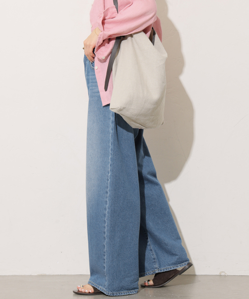 JOURNAL STANDARD relume(ジャーナルスタンダード レリューム)の「10ozオーバーデニムパンツ(デニムパンツ・レディース・ブルー系その他・38/36)」の8枚目の写真
