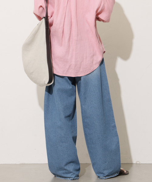 JOURNAL STANDARD relume(ジャーナルスタンダード レリューム)の「10ozオーバーデニムパンツ(デニムパンツ・レディース・ブルー系その他・38/36)」の9枚目の写真