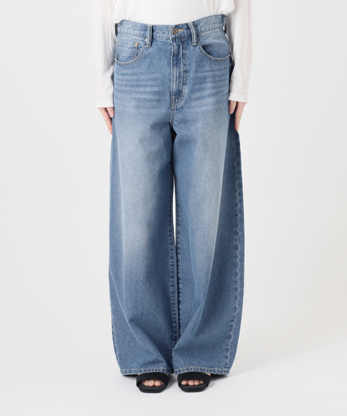JOURNAL STANDARD relume(ジャーナルスタンダード レリューム)の「10ozオーバーデニムパンツ(デニムパンツ・レディース・ブルー系その他・38/36)」の10枚目の写真