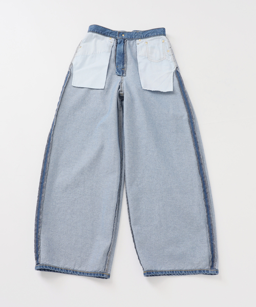 JOURNAL STANDARD relume(ジャーナルスタンダード レリューム)の「10ozオーバーデニムパンツ(デニムパンツ・レディース・ブルー系その他・38/36)」の22枚目の写真