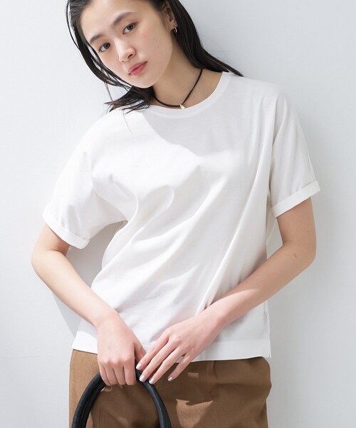 汗ジミ防止／褒められTシャツ】上品カジュアル！ドルマンTシャツ（T