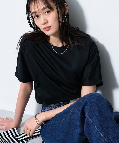 汗ジミ防止／褒められTシャツ】上品カジュアル！ドルマンTシャツ（T