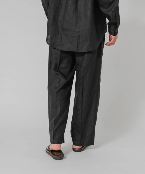 URBAN RESEARCH（アーバンリサーチ）の「LINEN WIDE EASY PANTS（その他パンツ・メンズ・ブラック/ベージュ/ネイビー・MEDIUM/LARGE）」の7枚目の写真