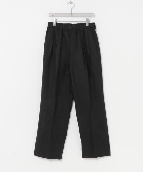 URBAN RESEARCH（アーバンリサーチ）の「LINEN WIDE EASY PANTS（その他パンツ・メンズ・ブラック/ベージュ/ネイビー・MEDIUM/LARGE）」の9枚目の写真
