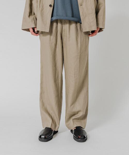 URBAN RESEARCH（アーバンリサーチ）の「LINEN WIDE EASY PANTS（その他パンツ・メンズ・ブラック/ベージュ/ネイビー・MEDIUM/LARGE）」の11枚目の写真