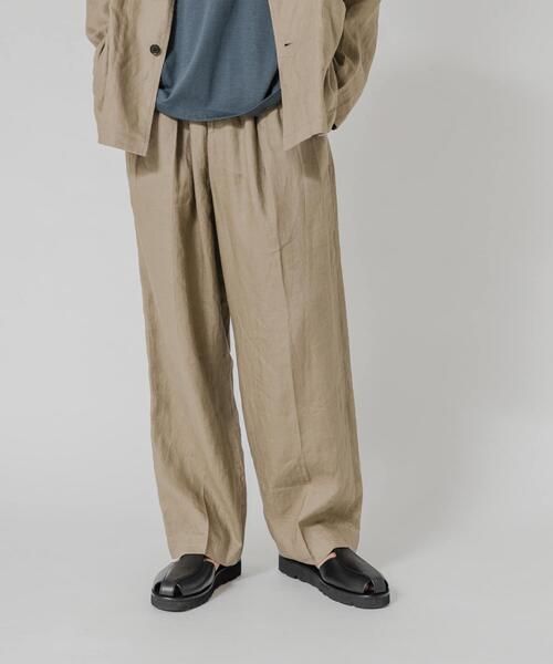URBAN RESEARCH（アーバンリサーチ）の「LINEN WIDE EASY PANTS（その他パンツ・メンズ・ブラック/ベージュ/ネイビー・MEDIUM/LARGE）」の13枚目の写真