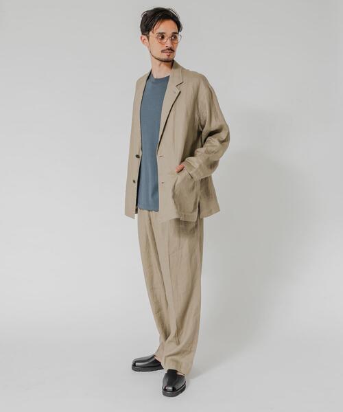 URBAN RESEARCH（アーバンリサーチ）の「LINEN WIDE EASY PANTS（その他パンツ・メンズ・ブラック/ベージュ/ネイビー・MEDIUM/LARGE）」の14枚目の写真