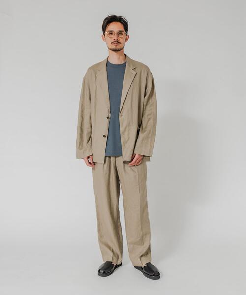 URBAN RESEARCH（アーバンリサーチ）の「LINEN WIDE EASY PANTS（その他パンツ・メンズ・ブラック/ベージュ/ネイビー・MEDIUM/LARGE）」の16枚目の写真