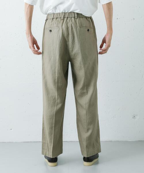URBAN RESEARCH（アーバンリサーチ）の「LINEN WIDE EASY PANTS（その他パンツ・メンズ・ブラック/ベージュ/ネイビー・MEDIUM/LARGE）」の22枚目の写真