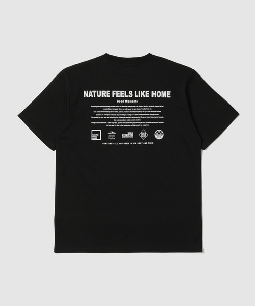Mac-House(マックハウス)の「【T-GRAPHICS / ティーグラフィックス】 TC天竺 アウトドアモチーフ レギュラー 半袖Tシャツ(Tシャツ/カットソー・メンズ・ブラック/カーキ/ネイビー/ベージュ/ホワイト・S/M/L/XL)」の7枚目の写真