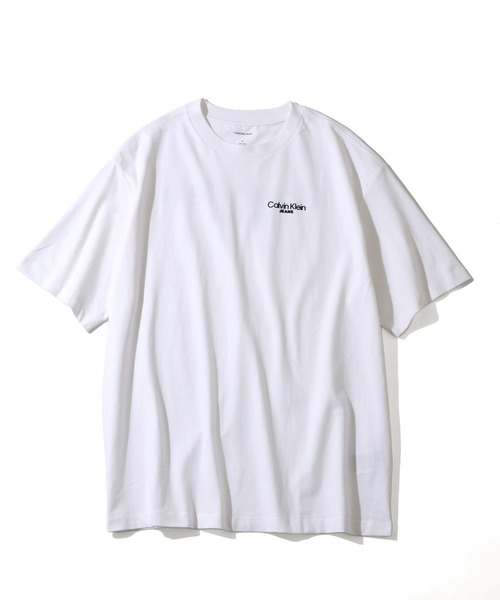 Calvin Klein Jeans（カルヴァンクラインジーンズ）の「【Calvin Klein JEANS/カルバンクライン ジーンズ】LOGO BACK PRINT T-SHIRT/ロゴ バックプリント 半袖Tシャツ（Tシャツ/カットソー・メンズ・ホワイト/ブラック・L/XL/M）」の3枚目の写真