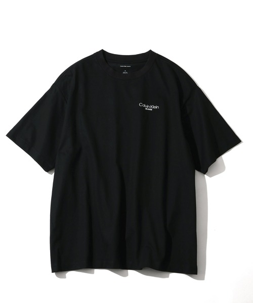Calvin Klein Jeans（カルヴァンクラインジーンズ）の「【Calvin Klein JEANS/カルバンクライン ジーンズ】LOGO BACK PRINT T-SHIRT/ロゴ バックプリント 半袖Tシャツ（Tシャツ/カットソー・メンズ・ホワイト/ブラック・L/XL/M）」の4枚目の写真