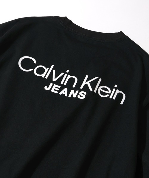 Calvin Klein Jeans（カルヴァンクラインジーンズ）の「【Calvin Klein JEANS/カルバンクライン ジーンズ】LOGO BACK PRINT T-SHIRT/ロゴ バックプリント 半袖Tシャツ（Tシャツ/カットソー・メンズ・ホワイト/ブラック・L/XL/M）」の12枚目の写真