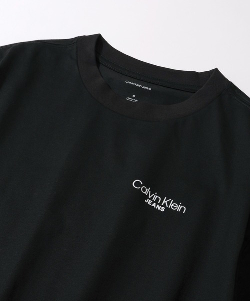 Calvin Klein Jeans（カルヴァンクラインジーンズ）の「【Calvin Klein JEANS/カルバンクライン ジーンズ】LOGO BACK PRINT T-SHIRT/ロゴ バックプリント 半袖Tシャツ（Tシャツ/カットソー・メンズ・ホワイト/ブラック・L/XL/M）」の9枚目の写真