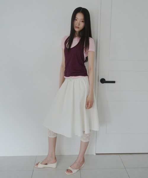 FEKETE(フェケテ)の「sheer halter top / シアーホルターネック(Tシャツ/カットソー・レディース・ライトブルー/ピンク/プラム・FREE)」の15枚目の写真