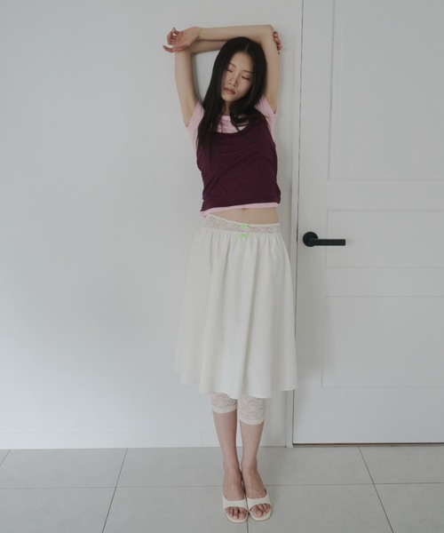 FEKETE(フェケテ)の「sheer halter top / シアーホルターネック(Tシャツ/カットソー・レディース・ライトブルー/ピンク/プラム・FREE)」の17枚目の写真