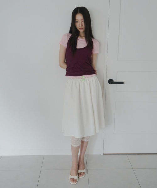 FEKETE(フェケテ)の「sheer halter top / シアーホルターネック(Tシャツ/カットソー・レディース・ライトブルー/ピンク/プラム・FREE)」の19枚目の写真