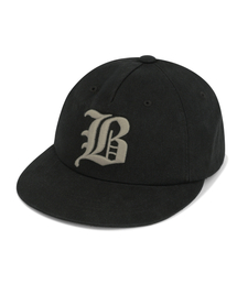 BROWNBREATH（ブラウンブレス）の「5 PANEL BB LOGO VINTAGE CAP - BLACK（キャップ）」