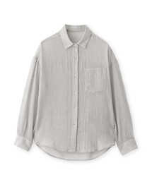 【カジュアルベーシック】シャンブレーボイルシャツ