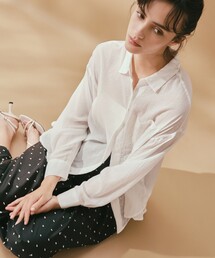 【カジュアルベーシック】シャンブレーボイルシャツ