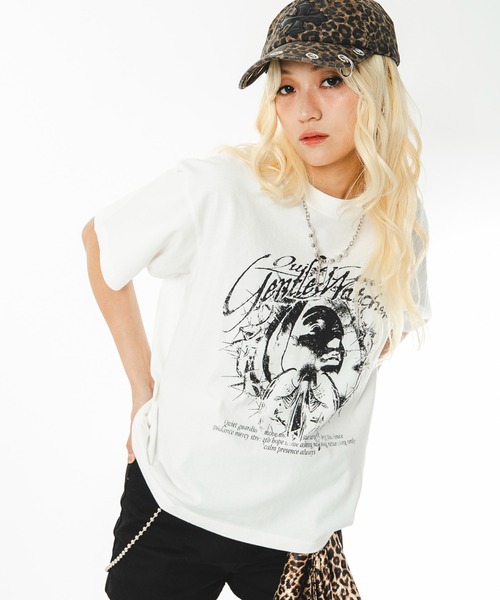 SHORT ROUND(ショートラウンド)の「SHORT ROUND/【26年春夏新作】ブリーチグラフィックT(Tシャツ/カットソー・メンズ・ブラック系その他/ホワイト・LARGE/MEDIUM)」の18枚目の写真