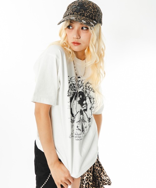 SHORT ROUND(ショートラウンド)の「SHORT ROUND/【26年春夏新作】ブリーチグラフィックT(Tシャツ/カットソー・メンズ・ブラック系その他/ホワイト・LARGE/MEDIUM)」の17枚目の写真