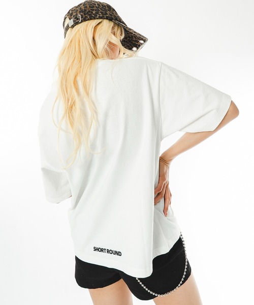 SHORT ROUND(ショートラウンド)の「SHORT ROUND/【26年春夏新作】ブリーチグラフィックT(Tシャツ/カットソー・メンズ・ブラック系その他/ホワイト・LARGE/MEDIUM)」の14枚目の写真