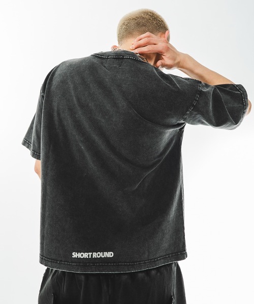 SHORT ROUND(ショートラウンド)の「SHORT ROUND/【26年春夏新作】ブリーチグラフィックT(Tシャツ/カットソー・メンズ・ブラック系その他/ホワイト・LARGE/MEDIUM)」の9枚目の写真