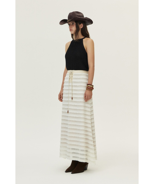 KUME（クメ）の「Loosely Knitted Halter Knit Top, Black（ニット/セーター・レディース・その他・SMALL/MEDIUM/LARGE）」の3枚目の写真