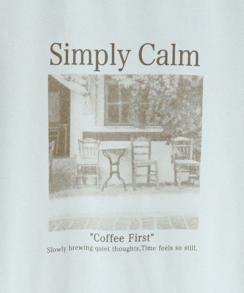 LOWRYS FARM(ローリーズファーム)の「チビフォトTEE 668217(Tシャツ/カットソー・レディース・ライトブルー/アイボリー/チャコールグレー・FREE)」の6枚目の写真