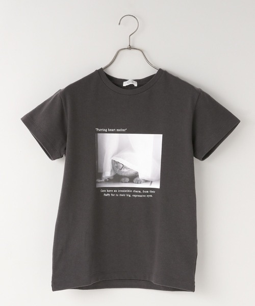 LOWRYS FARM(ローリーズファーム)の「チビフォトTEE 668217(Tシャツ/カットソー・レディース・ライトブルー/アイボリー/チャコールグレー・FREE)」の15枚目の写真