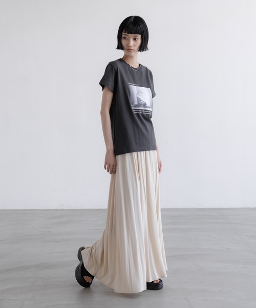 LOWRYS FARM(ローリーズファーム)の「チビフォトTEE 668217(Tシャツ/カットソー・レディース・ライトブルー/アイボリー/チャコールグレー・FREE)」の17枚目の写真