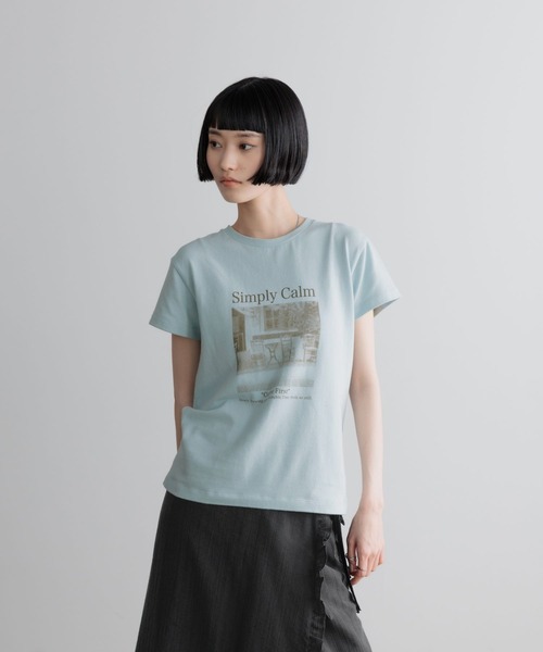 LOWRYS FARM(ローリーズファーム)の「チビフォトTEE 668217(Tシャツ/カットソー・レディース・ライトブルー/アイボリー/チャコールグレー・FREE)」の20枚目の写真
