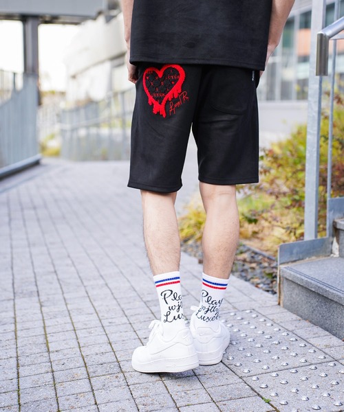 LUXE/R(ラグジュ)の「((RM)【LUXE/R GOLF】ポリエステル スウェード パンツ ハーフパンツ(その他パンツ・メンズ・ホワイト/エメラルド/ブラック・X-LARGE/LARGE/MEDIUM)」の8枚目の写真