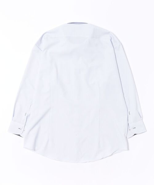 TOKYO SHIRTS（トウキョウシャツ）の「【吸水速乾】【COFREX】形態安定ノンアイロン ボタンダウン 長袖ビジネスワイシャツ （大きいサイズ・長いサイズ）（ビジネスシャツ・メンズ・グレー・首回り39cm-裄丈88cm/首回り41cm-裄丈90cm/首回り42cm-裄丈90cm/首回り43cm-裄丈90cm/首回り45cm-裄丈82cm/首回り45cm-裄丈86cm/首回り45cm-裄丈90cm/首回り47cm-裄丈86cm/首回り47cm-裄丈90cm）」の7枚目の写真