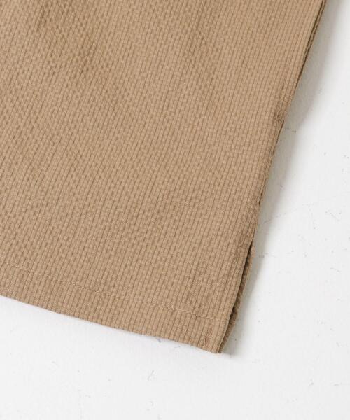 ITEMS URBANRESEARCH（アイテムズ アーバンリサーチ）の「『接触冷感/イージーケア/吸水速乾/撥水/防汚』高機能シアサッカー 半袖カーディガン(楽着シリーズ)（カーディガン/ボレロ・メンズ・ベージュ/ブラック/ライトブルー・MEDIUM/LARGE）」の17枚目の写真