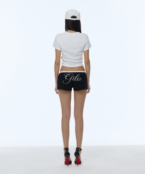 GILAARCHIVE(ギラアーカイブ)の「G&R LOGO CROP TOP_WHITE(Tシャツ/カットソー・レディース・その他・FREE)」の4枚目の写真