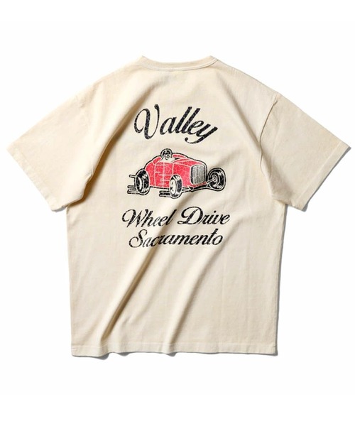 HOUSTON(ヒューストン)の「HOUSTON ヒューストン PIGMENT U.S. COTTON HOT ROD PRINT TEE / ピグメント U.S.コットン ホットロッド プリント 半袖Tシャツ(Tシャツ/カットソー・メンズ・ブラック/オレンジ/オリーブドラブ/ナチュラル・XL/L/M)」の3枚目の写真