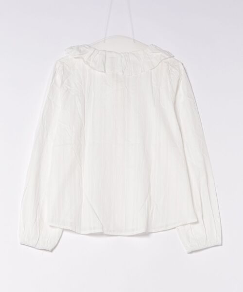 Nia(ニア)の「Nia(ニア)/シアーブラウス(シャツ/ブラウス・レディース・ホワイト・MEDIUM/SMALL/LARGE)」の8枚目の写真