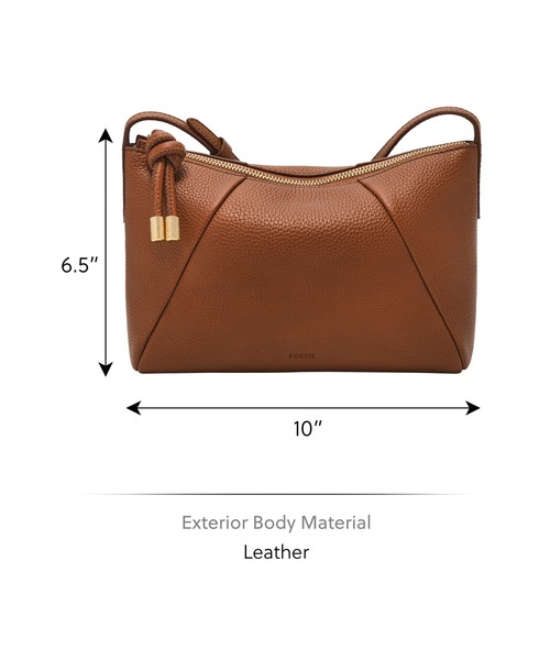 FOSSIL(フォッシル)の「フォッシル 斜めがけバッグ レディース レザー ブラウン ZB11172200(ショルダーバッグ・レディース・ブラウン・FREE)」の9枚目の写真