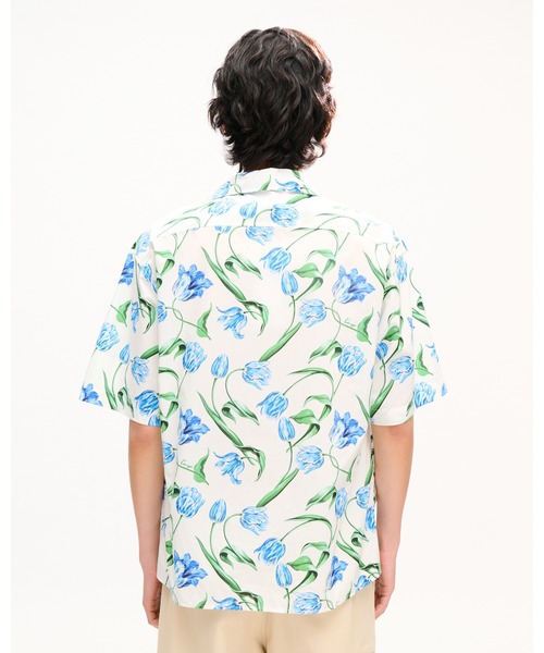 KENZO(ケンゾー)の「'KENZO Tulip' ハワイアン ショートスリーブ シャツ イン コットン(シャツ/ブラウス・メンズ・ホワイト系その他・SMALL/MEDIUM)」の3枚目の写真