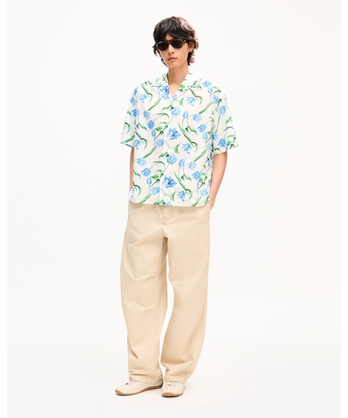 KENZO(ケンゾー)の「'KENZO Tulip' ハワイアン ショートスリーブ シャツ イン コットン(シャツ/ブラウス・メンズ・ホワイト系その他・SMALL/MEDIUM)」の5枚目の写真