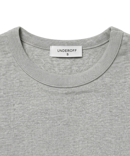 UNDEROFF(アンダーオフ)の「ストレッチコットンスリム半袖Tシャツメランジ(Tシャツ/カットソー・レディース・グレー系その他・SMALL)」の5枚目の写真