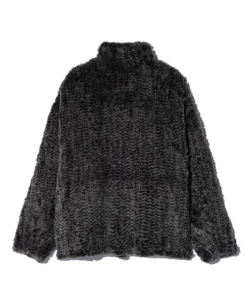 glamb(グラム)の「Rabbit Fur Jacket / ラビットファージャケット(ブルゾン・メンズ・ブラック/ネイビー/グレー・M/L)」の7枚目の写真