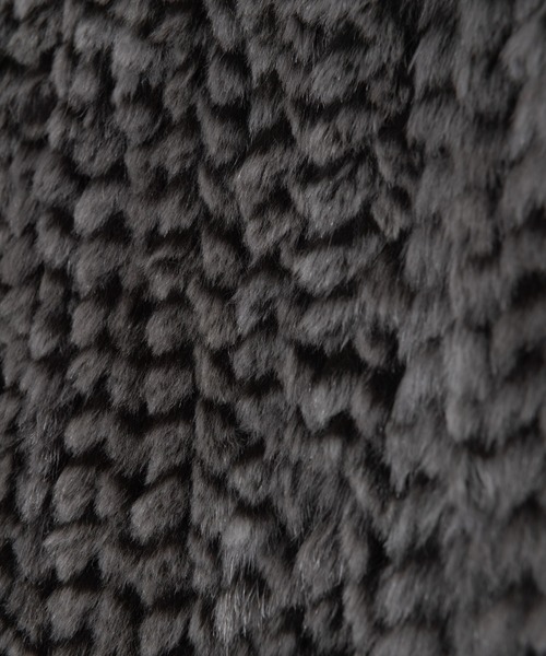 glamb(グラム)の「Rabbit Fur Jacket / ラビットファージャケット(ブルゾン・メンズ・ブラック/ネイビー/グレー・M/L)」の19枚目の写真