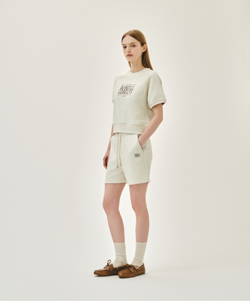 MARITHE + FRANCOIS GIRBAUD(マリテフランソワジルボー)の「W VINTAGE CLASSIC LOGO SWEAT SHORTS(スウェットパンツ・レディース・ヘザーグレー/オートミール/ブラック/その他・SMALL/MEDIUM)」の17枚目の写真